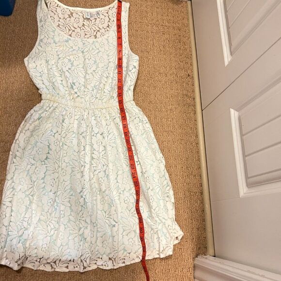 H&M Divided Lace Dress Mint Cream - S - Picture 15 of 16